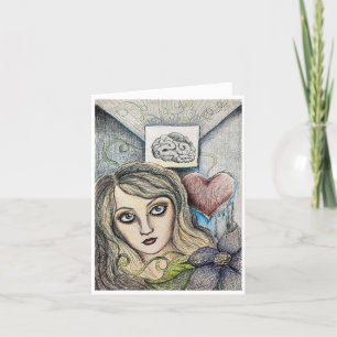 wenskaart "Saldo" Bedankkaart