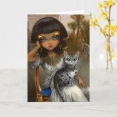 Wenskaart "Sanura" Kaart (Gele Bloem)