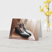 Wenskaart  schoten kaart (Gele Bloem)