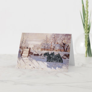 Wenskaart Schotse Terrier Kaart