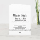 Wenskaart (Schrift): Lukas 2:19 Dauw Goddelijk Feestdagen Kaart (Achterkant)