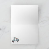 Wenskaart scooter kaart (Binnen)