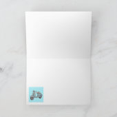 Wenskaart scooter kaart (Binnen)