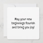 wenskaart "Seeds of Hope" Kaart (Achterkant)