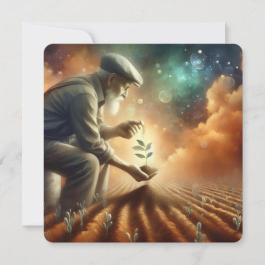 wenskaart "Seeds of Hope" Kaart (Voorkant)