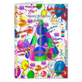 Wenskaart september, 4 verjaardag (Voorkant)