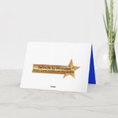 Wenskaart Shinning Star Award Kaart (Achterkant)