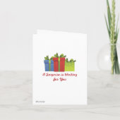 Wenskaart Sjabloon Pakketten (Achterkant)