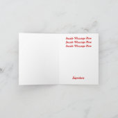 Wenskaart Sjabloon Pakketten (Binnen)