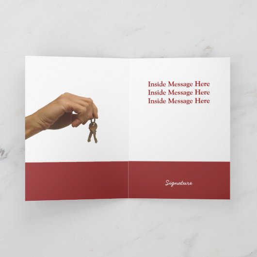 Wenskaart Sjabloon Realty Experts (Binnen)