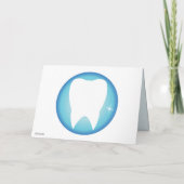Wenskaart Sjabloon tandheelkundige zorg (Achterkant)