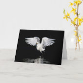 Wenskaart - Sneeuwaigrette Kaart (Gele Bloem)