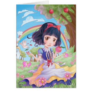 Wenskaart - Sneeuwwitje