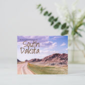 Wenskaart South Dakota Briefkaart (Staand voorkant)