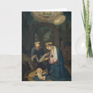 Wenskaart (Spatie/Douane): Geboorte van Christus Feestdagen Kaart