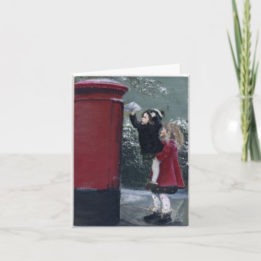 wenskaart "Speciale levering" Feestdagen Kaart (Voorkant)