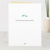 Wenskaart ; speciale paar van hun huwelijksdag kaart (Achterkant)