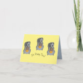 Wenskaart - Speelgoed eekhoorntjes met eikels Kaart (Voorkant)