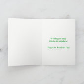 Wenskaart St. Patrick's Day Feestdagen Kaart (Binnen)