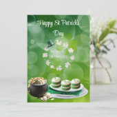Wenskaart St. Patrick's Day Feestdagenkaart (Staand voorkant)