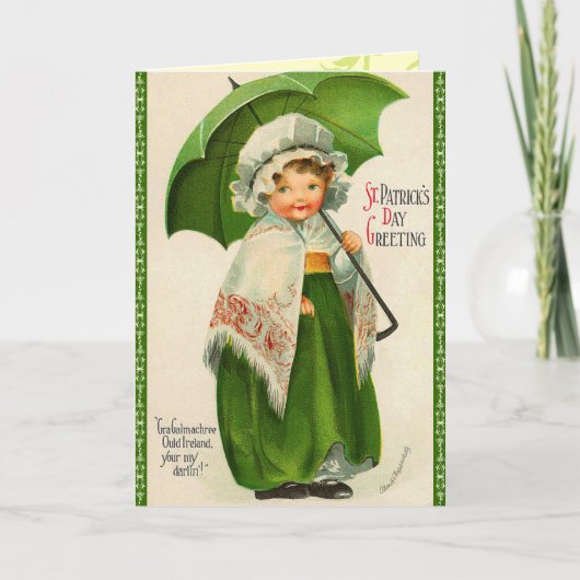  Wenskaart St. Patrick's Day Kaart (Voorkant)