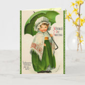  Wenskaart St. Patrick's Day Kaart (Gele Bloem)
