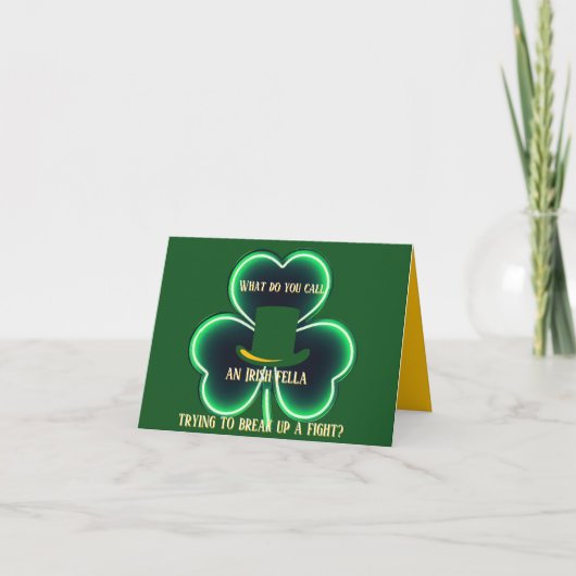 wenskaart "St. Patrick's Day" Kaart (Voorkant)