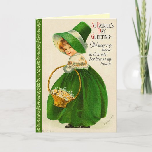  Wenskaart St. Patrick's Day Kaart (Voorkant)