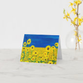 wenskaart "Stand for Democracy" Kaart (Gele Bloem)