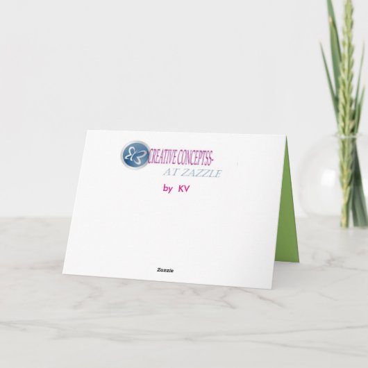 Wenskaart, standaard witte enveloppen inbegrepen  feestdagen kaart (Achterkant)