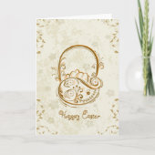 Wenskaart  stijl Snellere mandje Feestdagen Kaart (Voorkant)