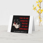 WENSKAART - Stop de schildklier waanzin Kaart (Gele Bloem)