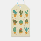 Wenskaart SUCCULENTS Cadeaulabel (Achterkant)