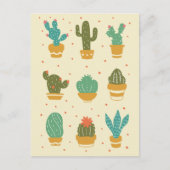 Wenskaart SUCCULENTS Feestdagenkaart (Voorkant)