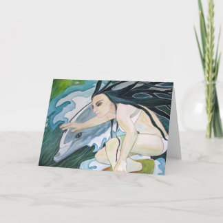 Wenskaart: "Surfers" Kaart