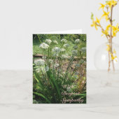 Wenskaart - sympathie kaart (Gele Bloem)