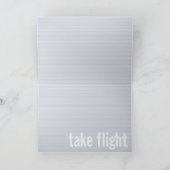 wenskaart "take flight" kaart (Binnen)