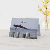 wenskaart "take flight" kaart (Gele Bloem)