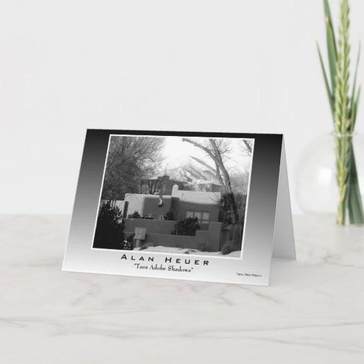 Wenskaart - "Taos Adobe Shadows" Kaart (Voorkant)
