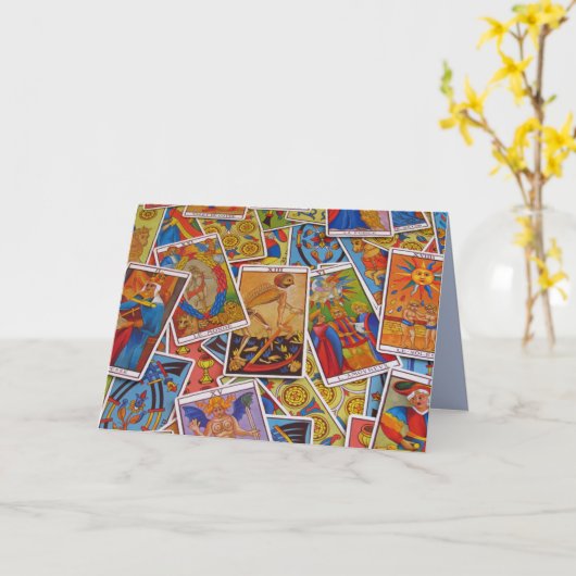 wenskaart tarotkaarten kaart (Gele Bloem)