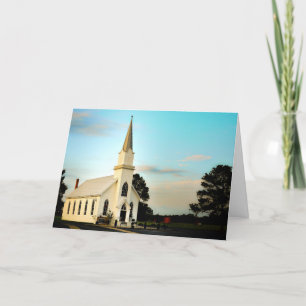 Wenskaart - Texas Country Church Kaart