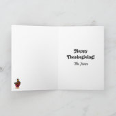 Wenskaart  Thanksgiving Humor Feestdagen Kaart (Binnen)