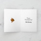 Wenskaart  Thanksgiving Humor Feestdagen Kaart (Binnen)
