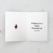 Wenskaart Thanksgiving Humor Feestdagen Kaart (Binnen)