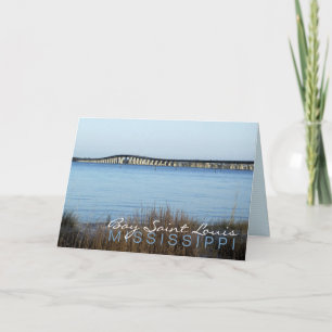 wenskaart "The Bay Bridge" Kaart
