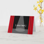 Wenskaart theaterfase kaart (Gele Bloem)