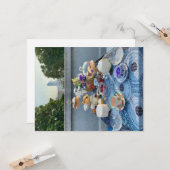 wenskaart theepartij kaart (Voorkant / Achterkant in situ)