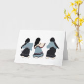 Wenskaart - Tonen tussen werelden Kaart (Gele Bloem)