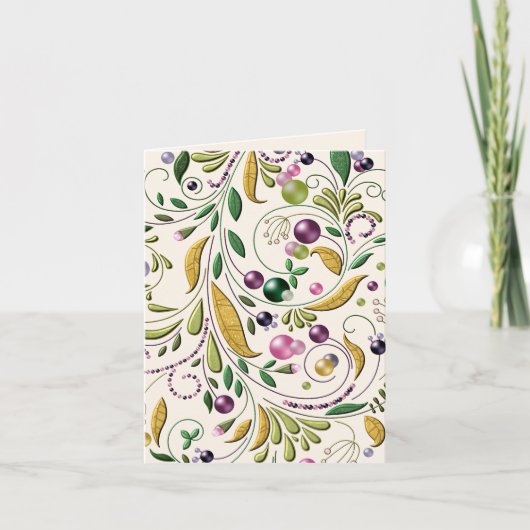 Wenskaart - Toscaanse Cirkel Kaart (Voorkant)