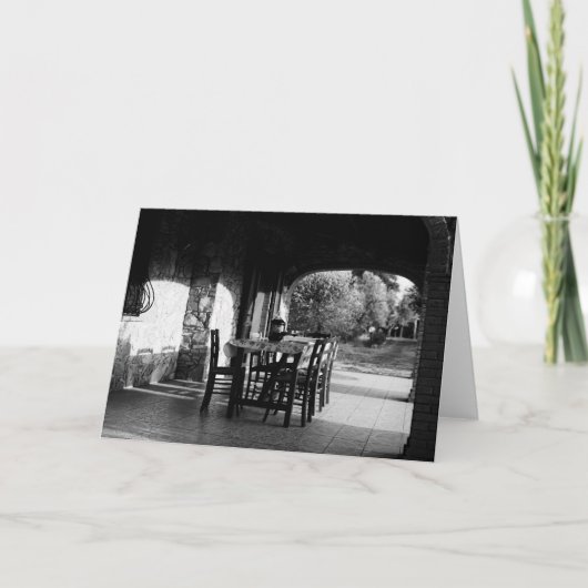 Wenskaart: Toscane Kaart (Voorkant)